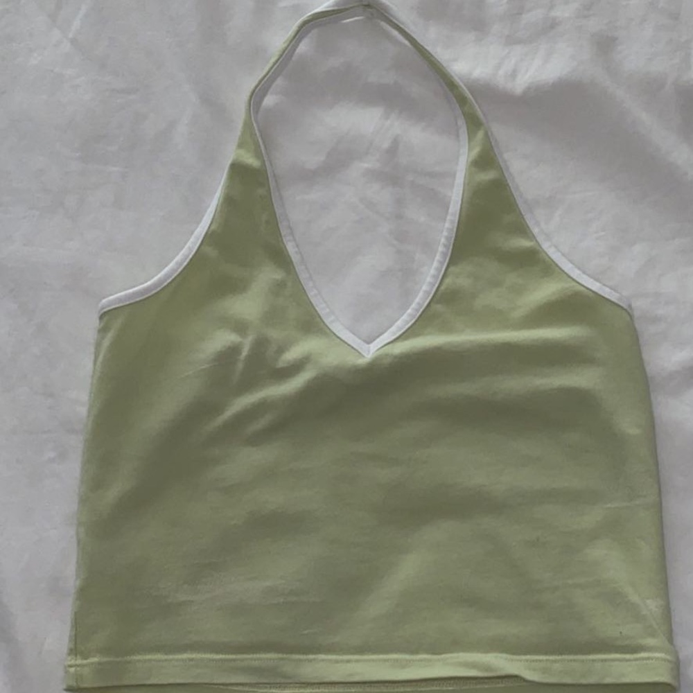 Brandy Melville green halter tank top